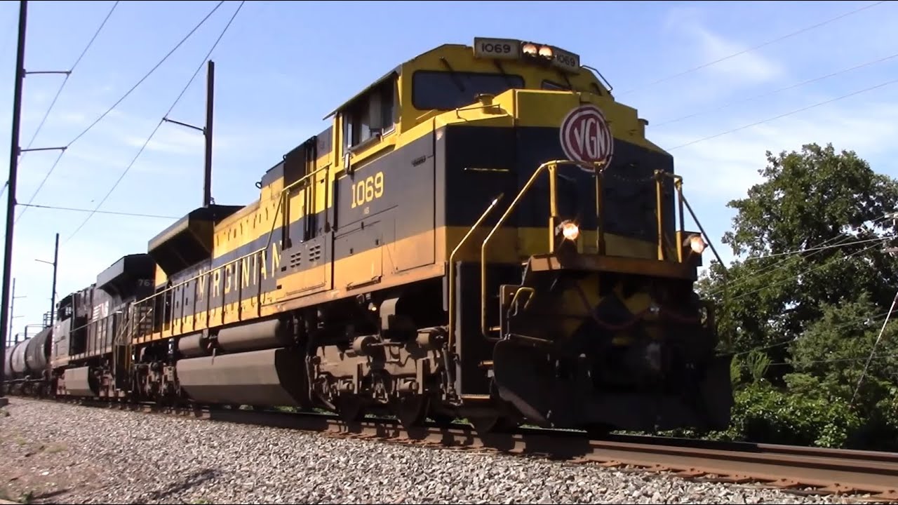 NS Heritage Unit 1069 Virginian Morrisville Line Willow Grove PA