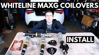 Whiteline MaxG Coilover Install Toyota 86 Subaru BRZ Scion FR-S