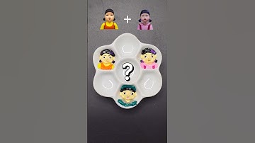 Squid Game 3 Color Mixing #squidgame #squidgame3 #asmr #satisfying #colormixing