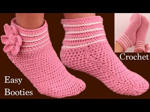 Zapatos a Crochet fáciles para principiantes tamaño adulto tejido tallermanualperu