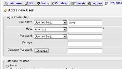 Joomla 1.7/1.6 Tutorial - Lesson 4c - Database installation - phpMyAdmin