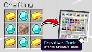 I Finally Crafted Creative Mode In Survival.. (Insane!)