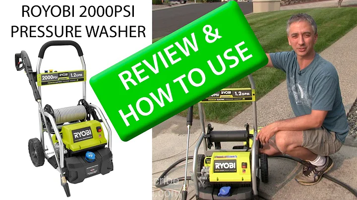 Recensione lavatrice ad alta pressione Ryobi 2000 PSI