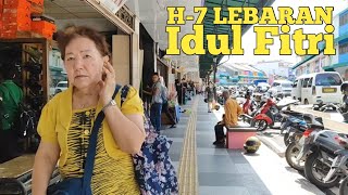 Menjelang Lebaran Idul Fitri Toko Tionghoa dan Pasar Melayu Mulai Ramai Pembeli