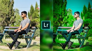 Hd 🔥 Lightroom photo editing green and blue 2024 || blue and green tone Lightroom photo editing ||