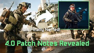 4.0 Patch Notes Explained - Battlefield 2042