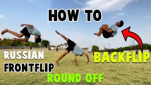 How to Russian frontflip Round off Backflip/ combo tutorial in Hindi// hyperhook aashish