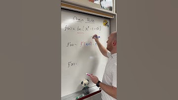 Take a derivative using the chain rule.#maths #apcalc #apcalculus ##derivatives #chainrule