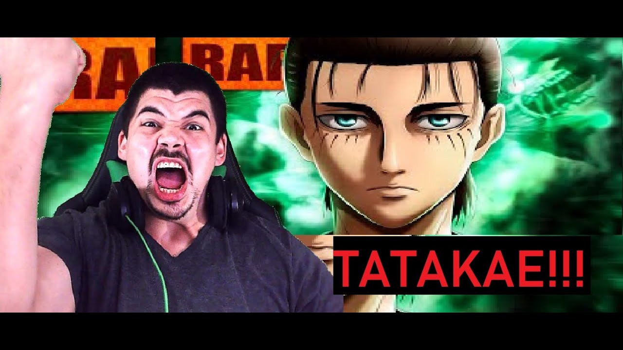 REACT Rap do Eren Yeager Attack on Titan Nível Tatakae TK RAPS - MELHOR ...