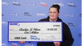 An American woman won a million in the lottery twice in a row.