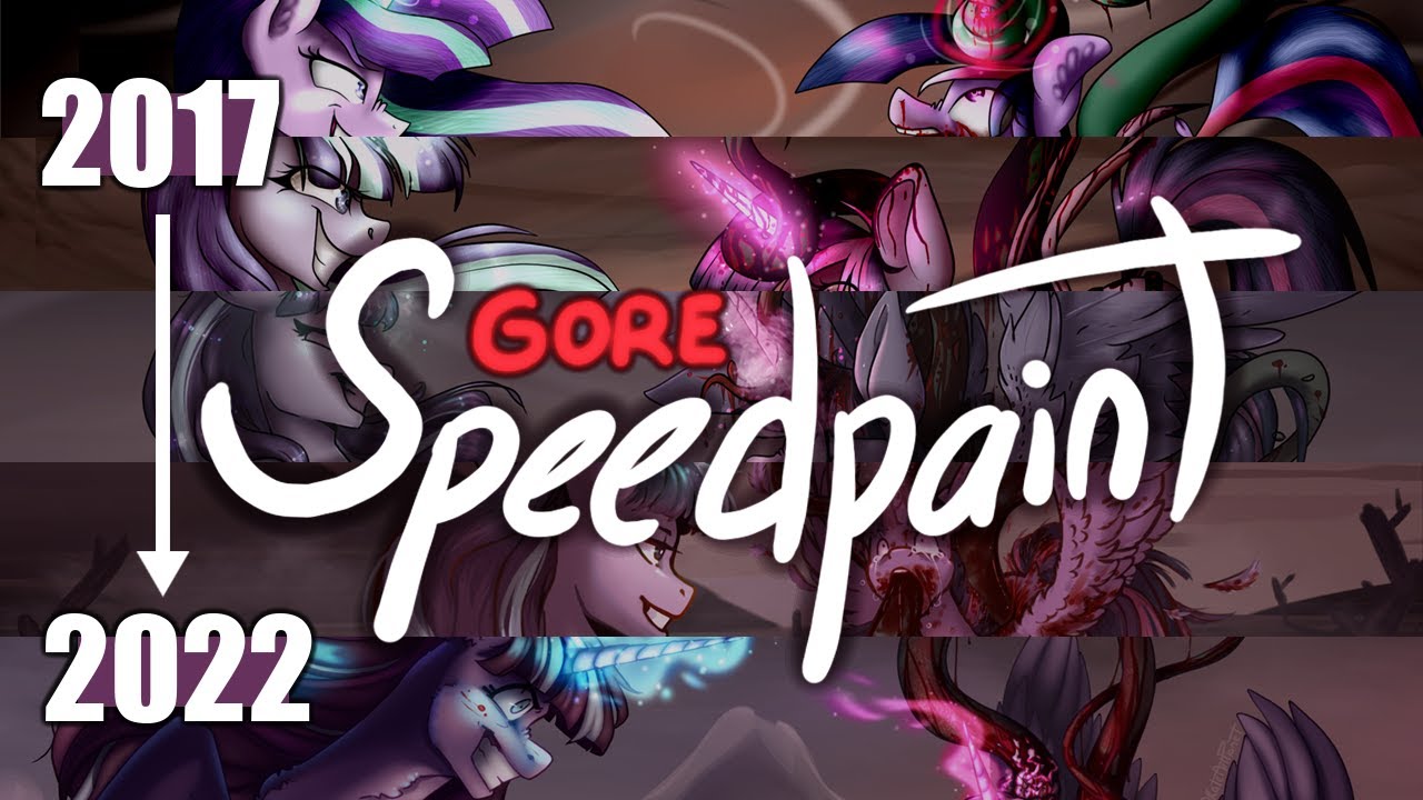 [MLP SPEEDPAINT] Friendship is gone! REDRAW 5 /GORE/13+/ - YouTube