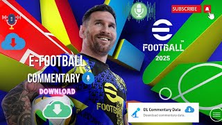 "How to Download e-Football Commentary: Step-by-Step Guide!" screenshot 4