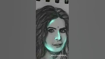KATRINA KAIF 🌟SKETCH WITH DIGITAL GLOW EFFECT  Using #Autodesk #Sketchbook