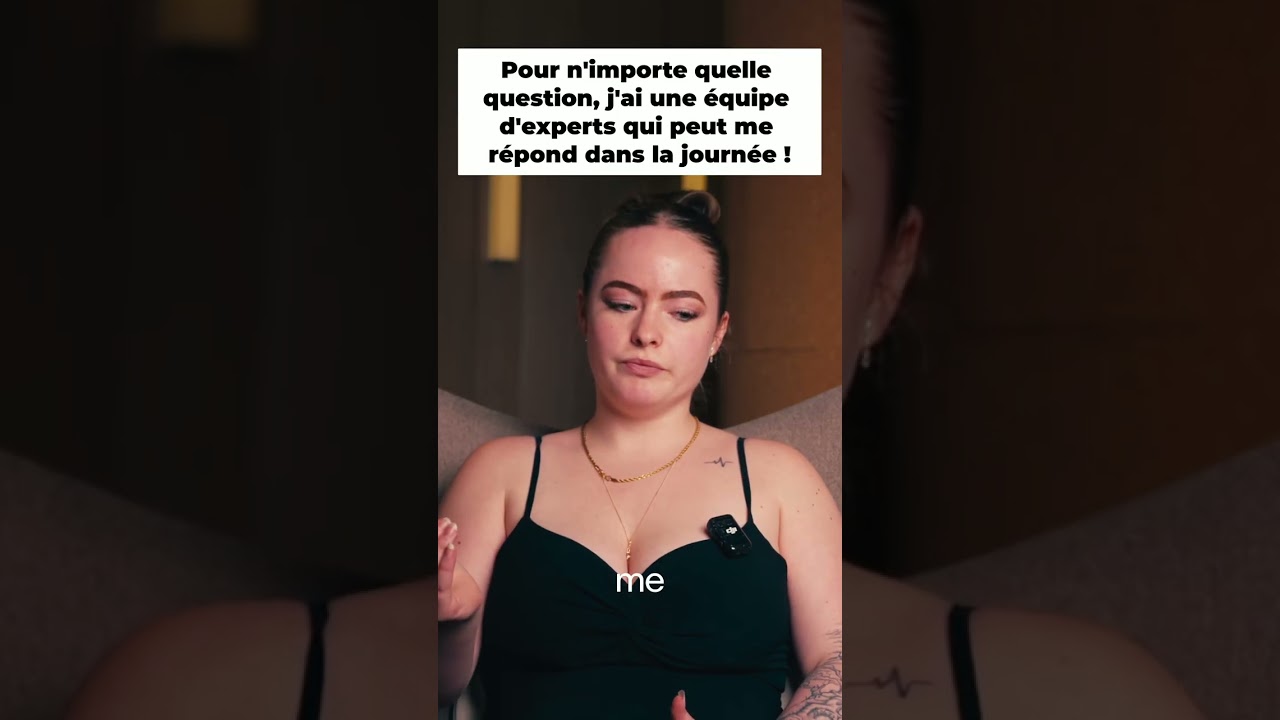 Pour n'importe quelle question, j'ai une équipe d'experts qui peut me répond dans la journé…