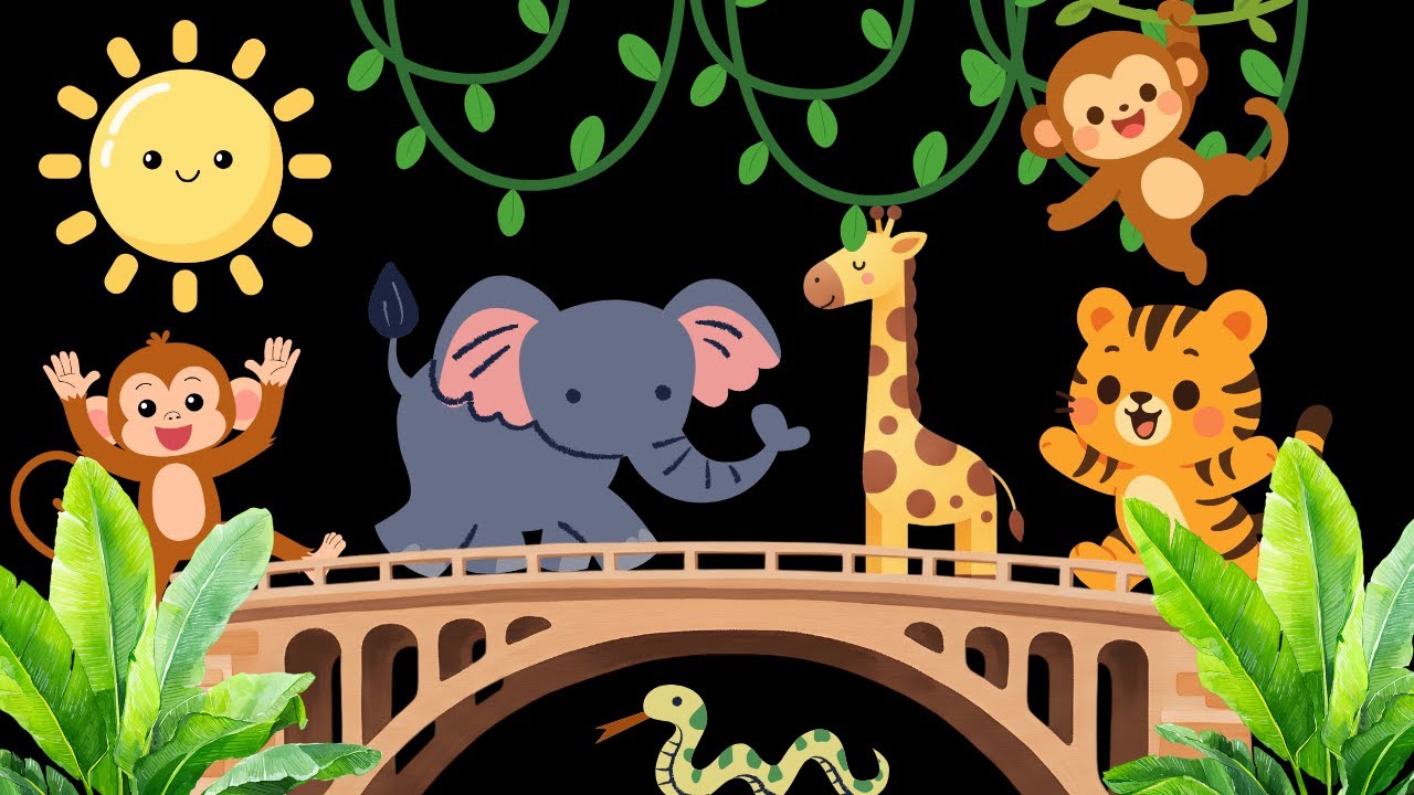 Baby Sensory | Jungle Fun with High Contrast and Visual Stimulation 