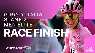 THE ROME FINALE 🔥 | Giro D'Italia Stage 21 Race Finish | Eurosport Cycling