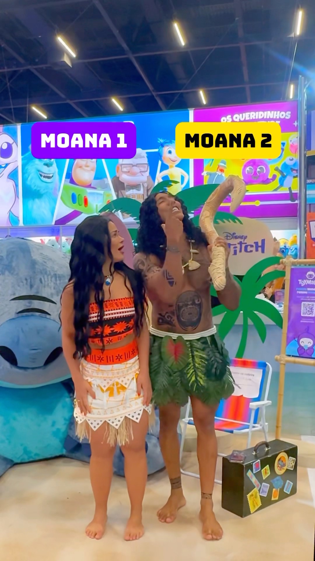 MOANA VS MOANA 2? ​⁠@mayca.brasil #challenge #trend #short #shorts #funnymemes