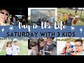 MOM OF 3 DITL | SOCCER GAMES, SCAVENGER HUNT, DATE NIGHT, FAMILY VLOG