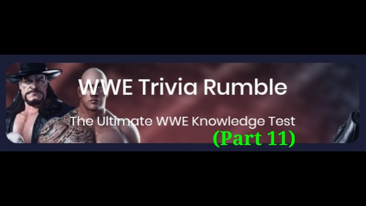 Trivia Rumble (Part 11) | 25 Correct Answers | WWE Champions 😎