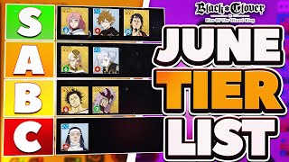 BEST LAUNCH UNITS TIER LIST JUNE 2023 | Black Clover Mobile: Rise Of The Wizard King