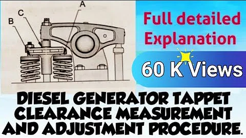 Mastering Diesel Generator Tappet Clearance in Simple Steps