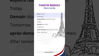 Days of the week in French ?? French For Beginners