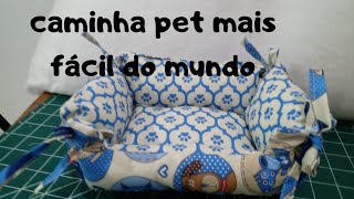 Como fazer uma caminha pet fácil( Dinha ateliê)