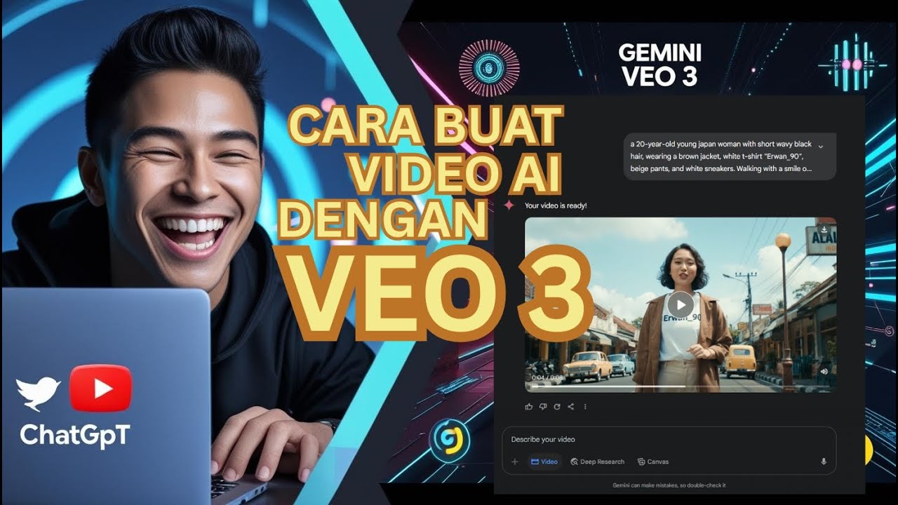 Tutorial Lengkap Buat Video AI Dengan Gemini Google VEO 3 Dengan Prompt ...