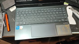 Asus ZenBook 13 колхозный обзор, разборка, замена батареи