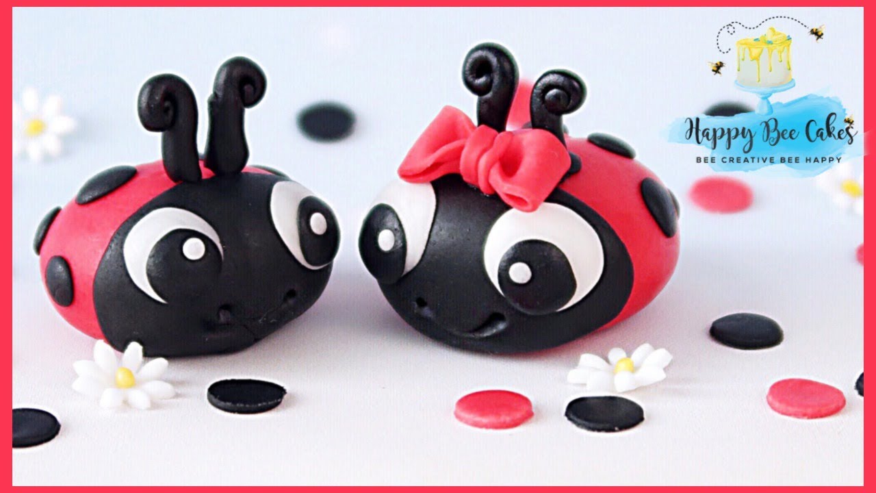 Ladybug Cake Topper Tutorial Animal Cake Toppers Ladybird
