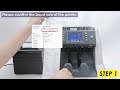 How to connect your banknote counter ribao bc55 to a printer