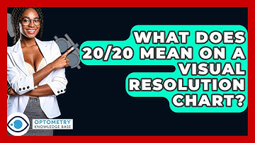 What Does 20/20 Mean On A Visual Resolution Chart? - Optometry Knowledge Base