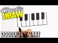 How to Draw a Piano Keyboard Quick Draw! Step by Step Drawing Tutorial