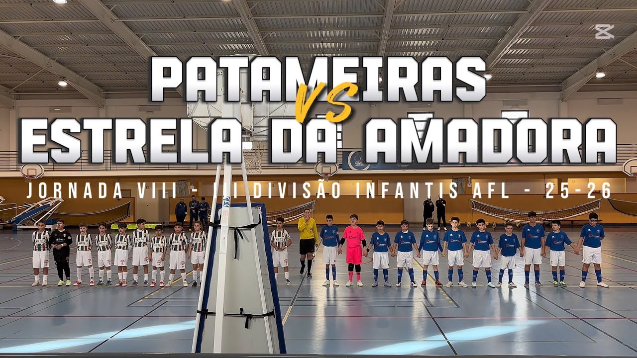 Patameiras vs Estrela da Amadora - Jornada VIII - III Divisão Infantis AFL - 25-26
