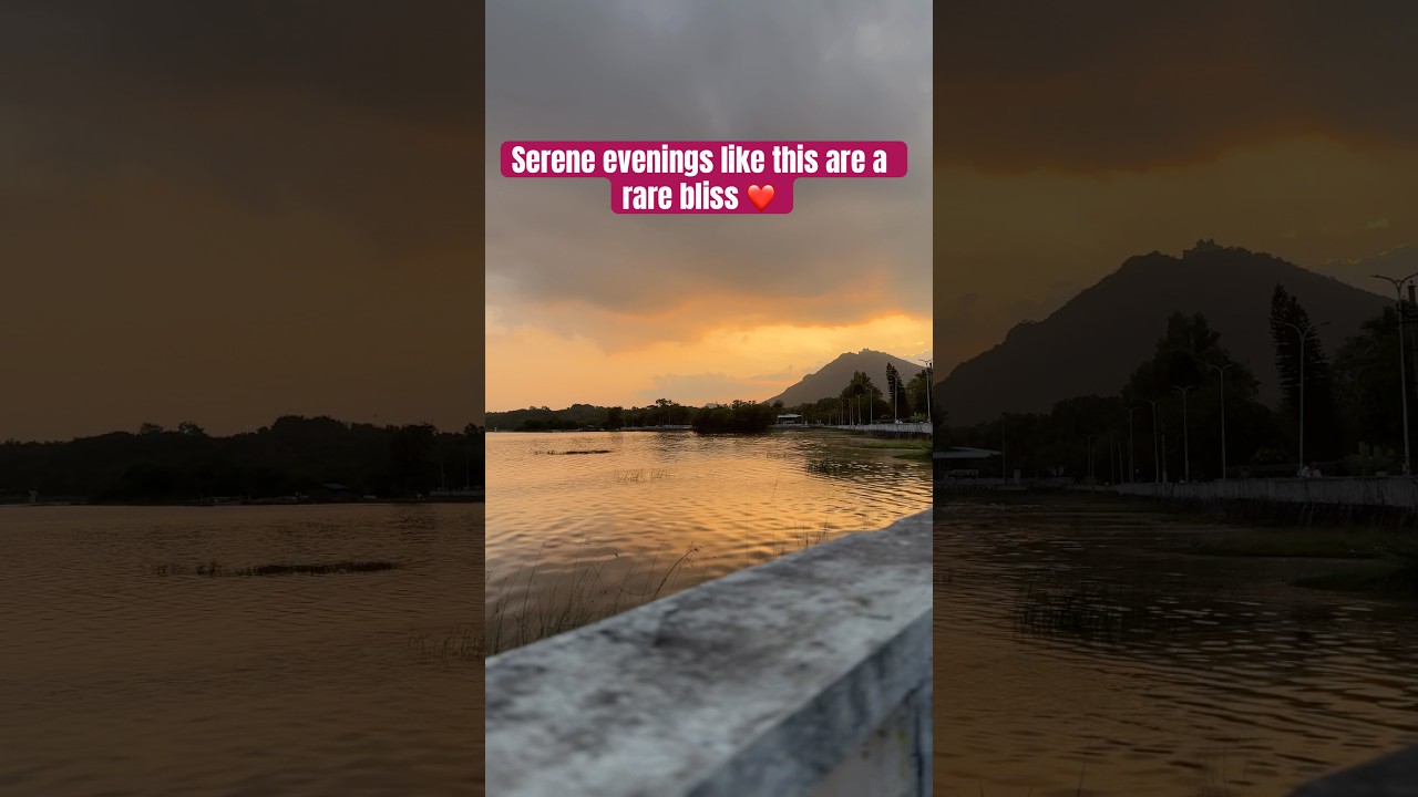 Video thumbnail: #evening #bliss #udaipur #fatehsagarlake #happyfeet #rajasthan #travelindia #cityoflakes #calmvibes