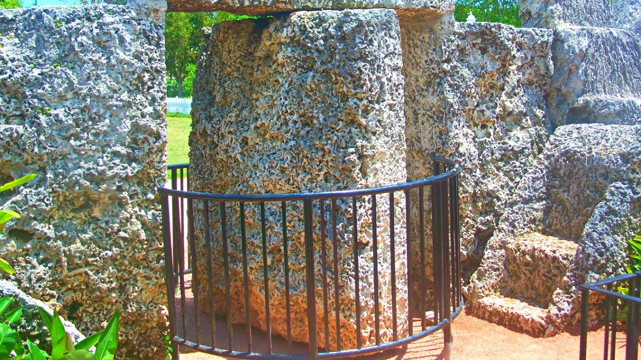 9 Ton Gate Megalithic Miracle at Coral Castle, Florida YouTube