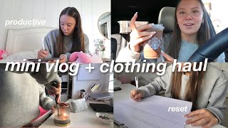 mini vlog + clothing haul :)