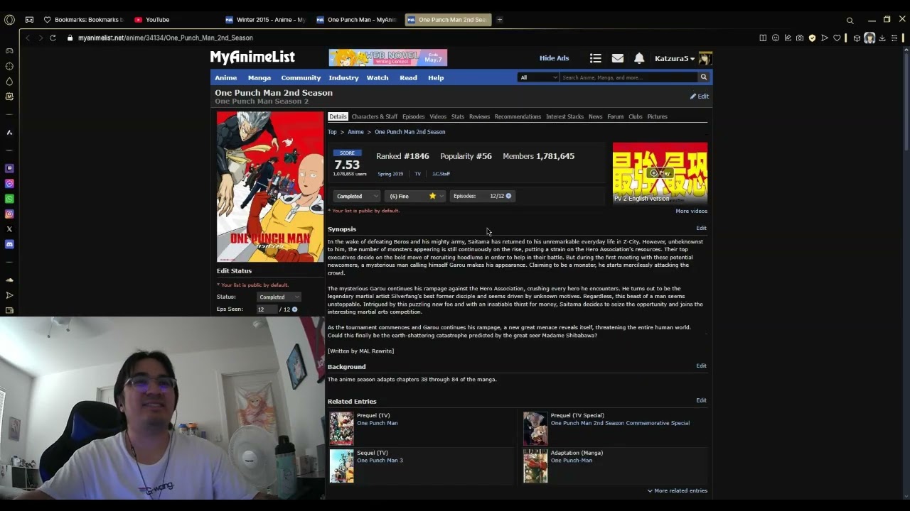 Is One Punch Man still worth watching? (2015, 2019)