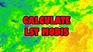 Calculate Land Surface Temperature MODIS | LST MOD11 A2