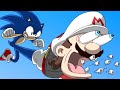 Sonic the hedgehog vs super mario animation  multivers wars