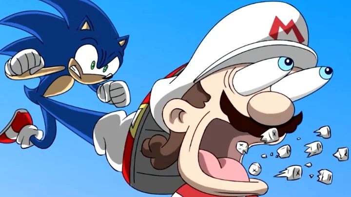 Super Mario vs Sonic the Hedgehog Animation - MULT...