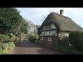 Wherwell village walk english countryside 4k