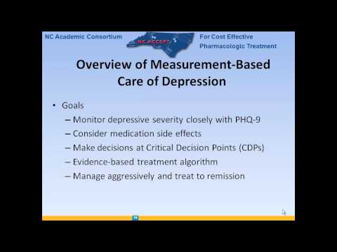 Internal Medicine Grand Rounds - Managing Depression in Primary Care by ECUIM