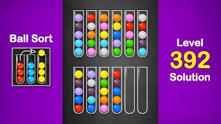 Ball Sort Puzzle Solution Level 392