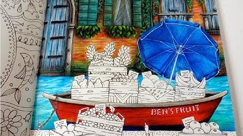 ROMANTIC COUNTRY the third tale | Ben’s Fruit Part 2 | color TUTORIAL | Prismacolor