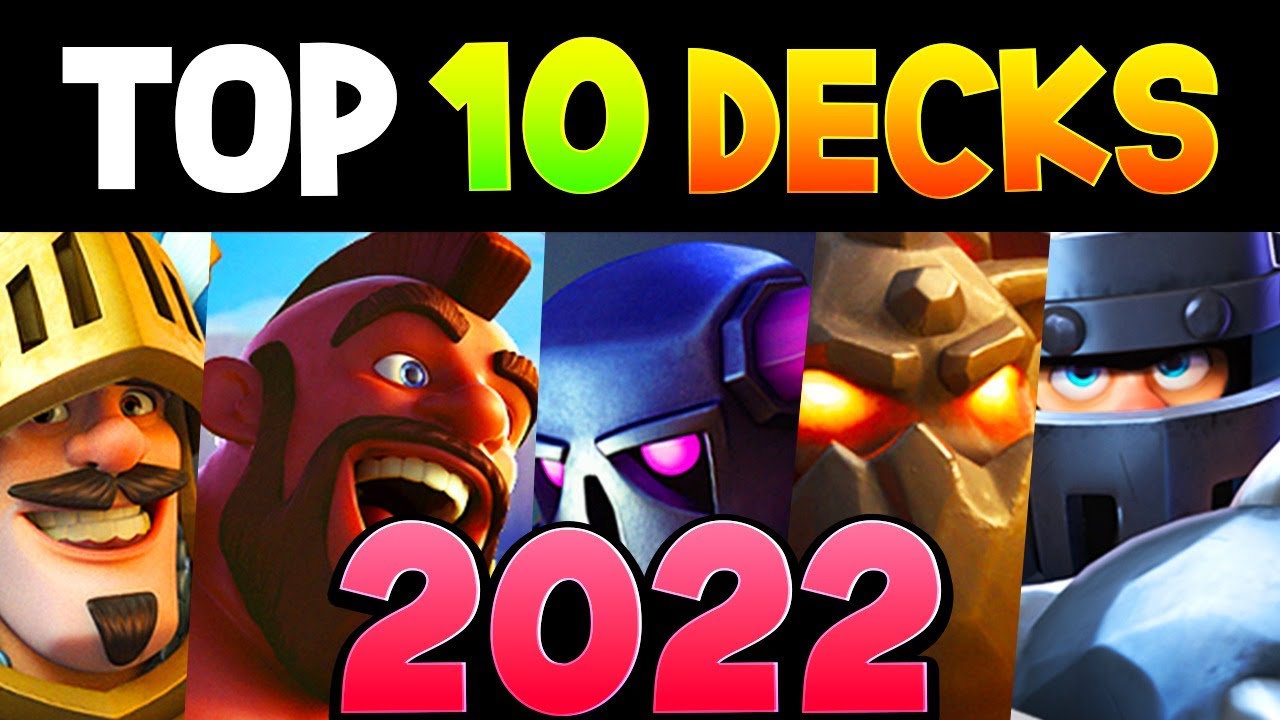Clash Royale | Top 10 Decks For 2022! (January) - Youtube
