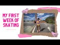 LEARNING TO SKATE IN 7 DAYS | My First Week Owning Roller Skates