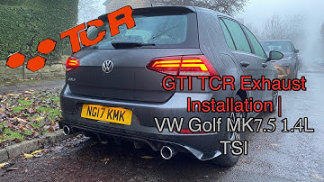 GTI TCR Exhaust Installation | VW Golf MK7.5 1.4L TSI
