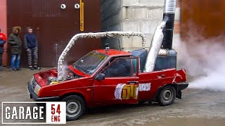 Steam-powered Lada: first drive