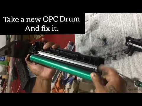 How to change opc drum 88a cartridge